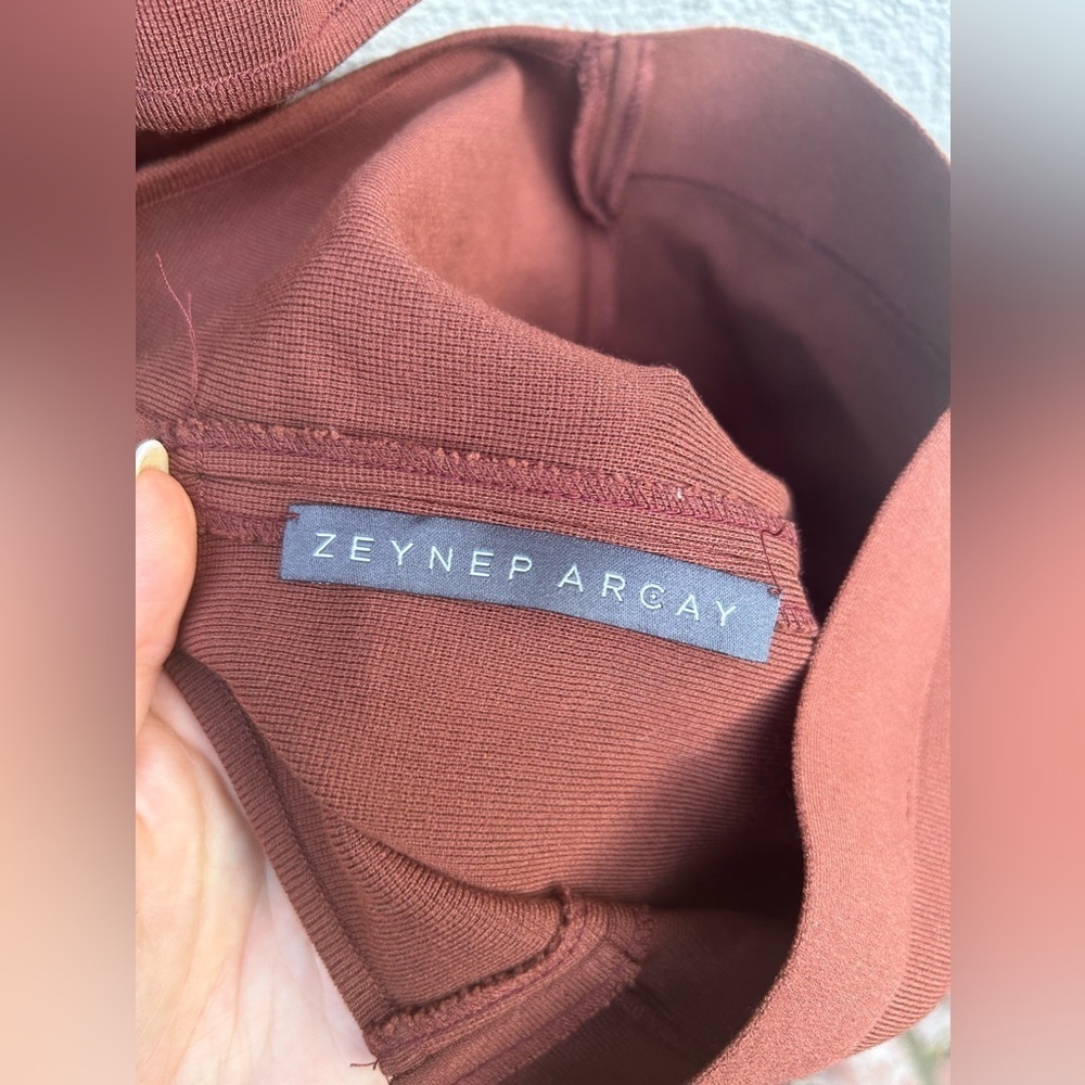 ZEYNEP ARÇAY Chain Knit Mini Dress - Brown - Picture 5 of 8